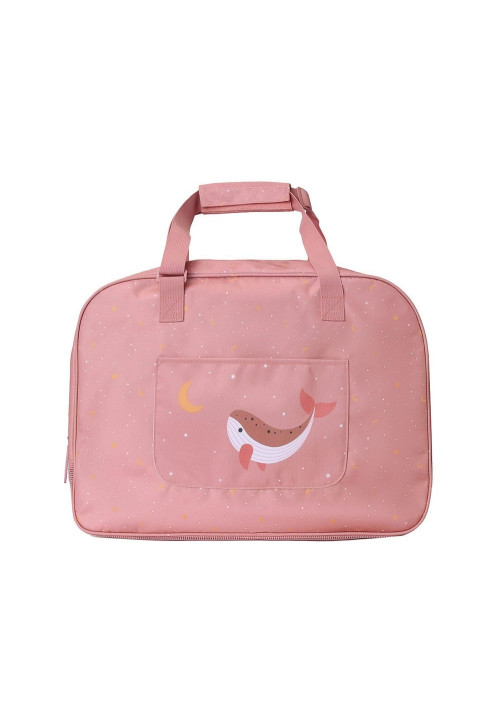 Bolso de Playa con Rejilla Whale Pink MONNEKA