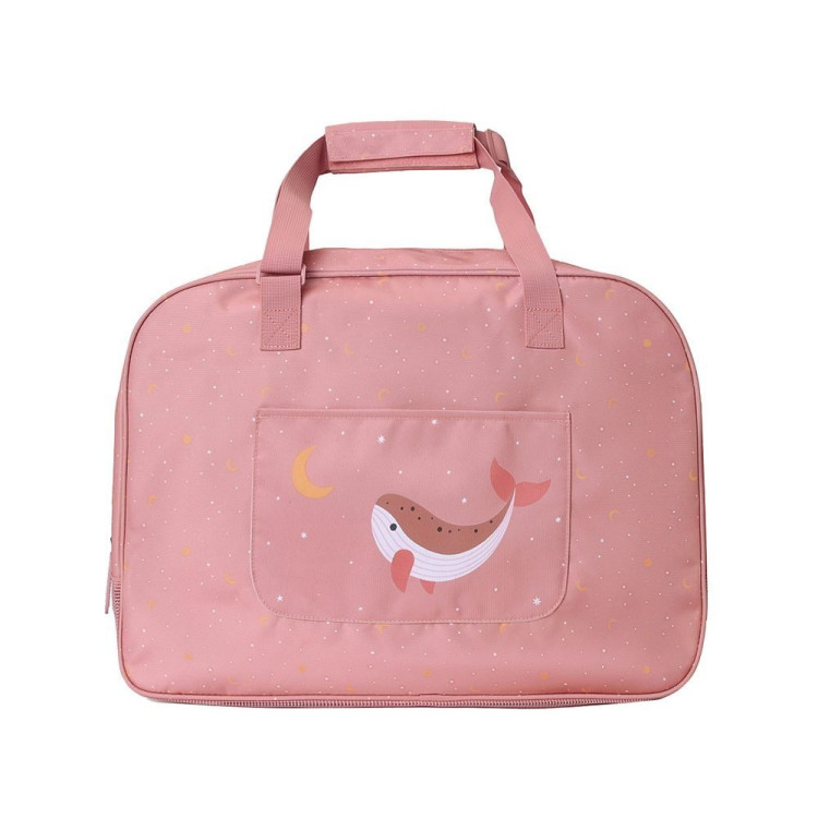 Bolso de Playa con Rejilla Whale Pink MONNEKA