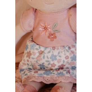 Muñeca de tela blandita 35 cm Rosa LITTLE DUTCH