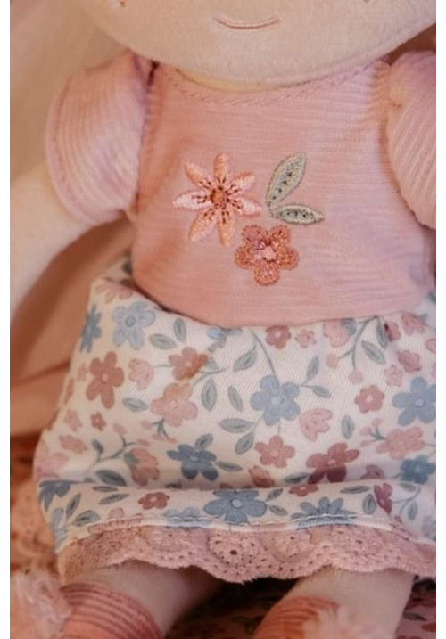 Muñeca de tela blandita 35 cm Rosa LITTLE DUTCH