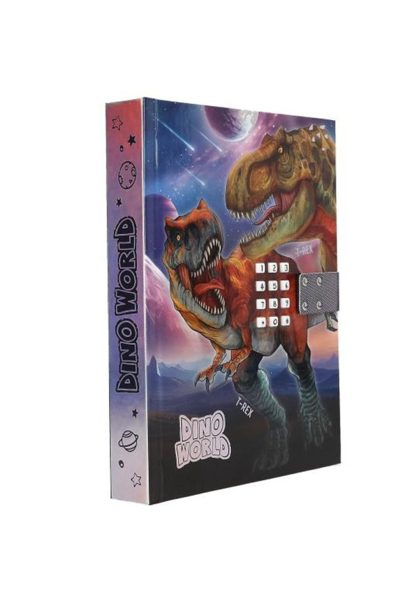 Diario con código y sonido Dino World BY DEPESCHE