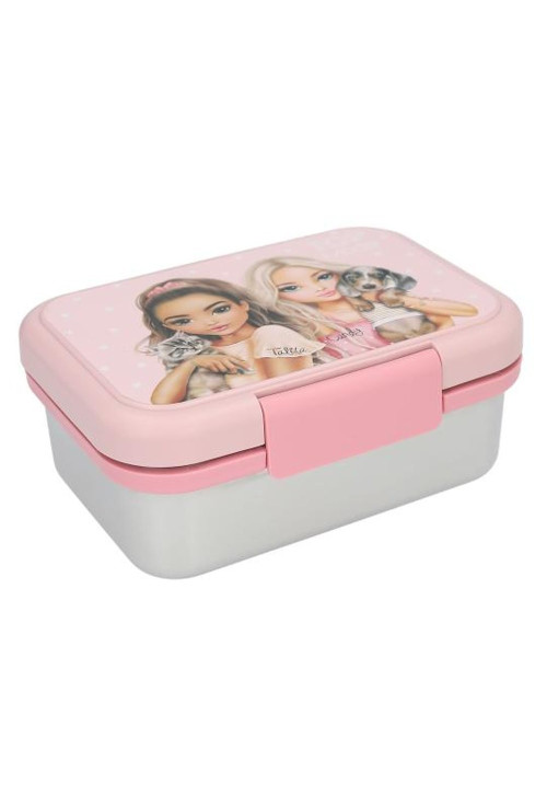 Fiambrera de acero inoxidable rosa BY DEPESCHE
