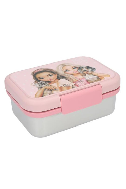 Fiambrera de acero inoxidable rosa BY DEPESCHE