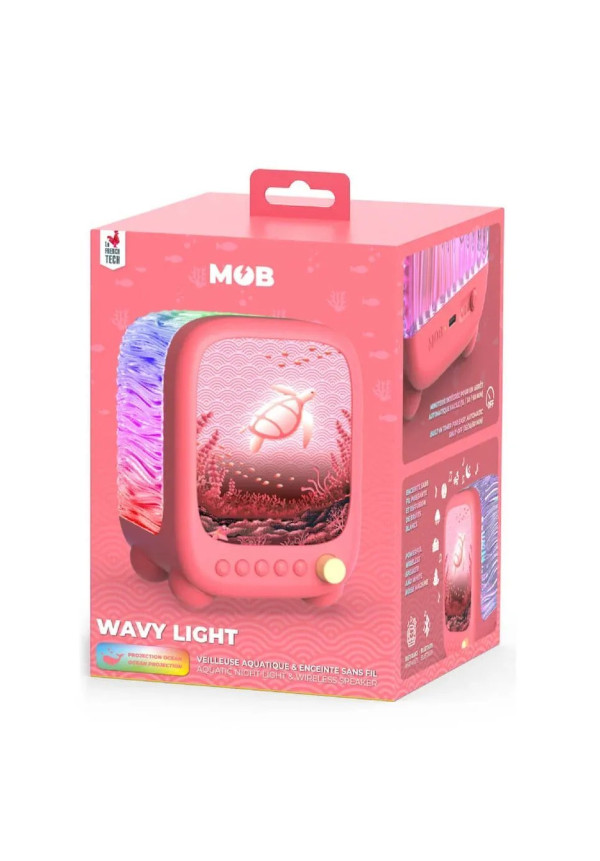 Lámpara Altavoz Proyector WAVY - Rosa MOB