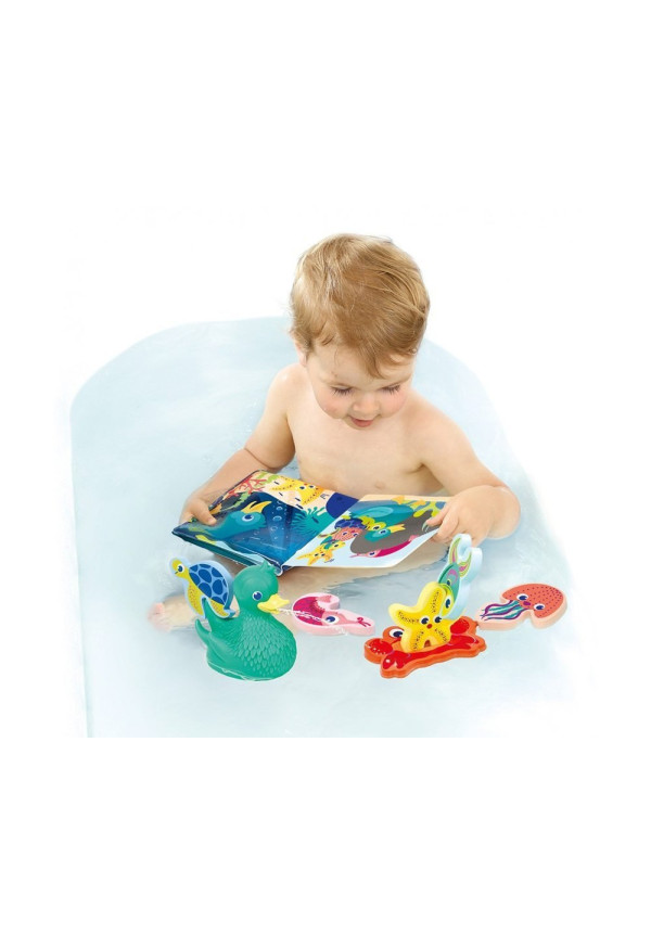 Conjunto para baño libro y animales LUDI
