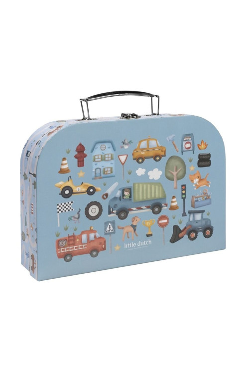 Maleta de creatividad Jim vehículos LITTLE DUTCH