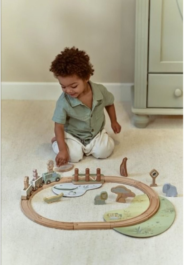 Sistema de tren Safari Friends LITTLE DUTCH