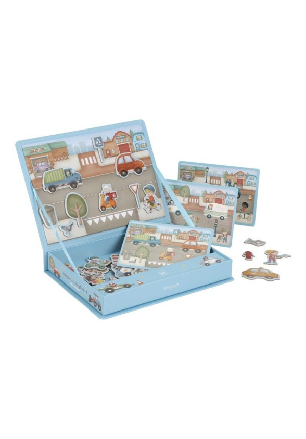 Juego Magnetico Vehiculos LITTLE DUTCH