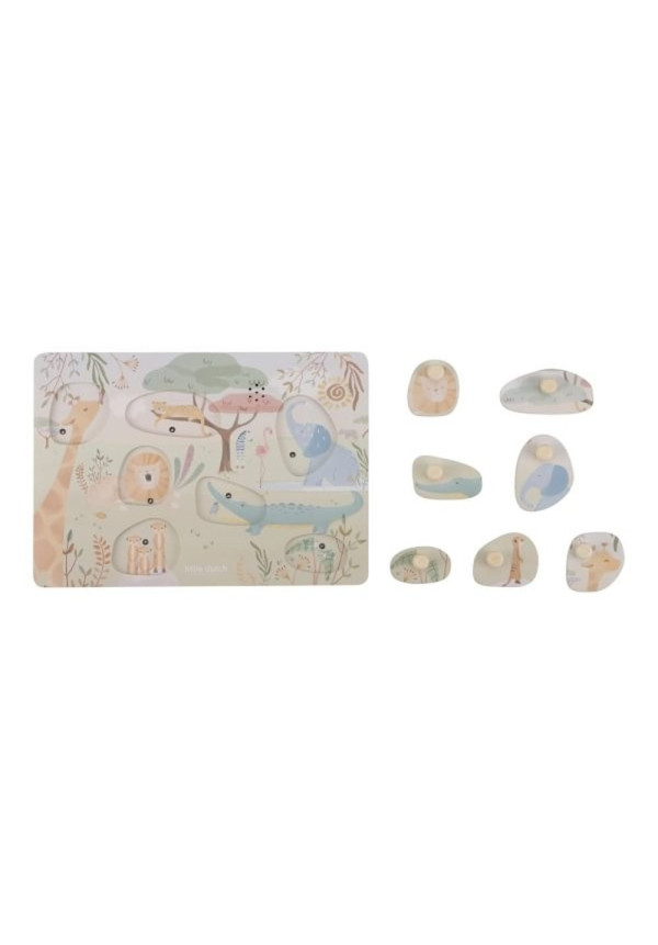 Puzzle con sonido Safari Friends LITTLE DUTCH