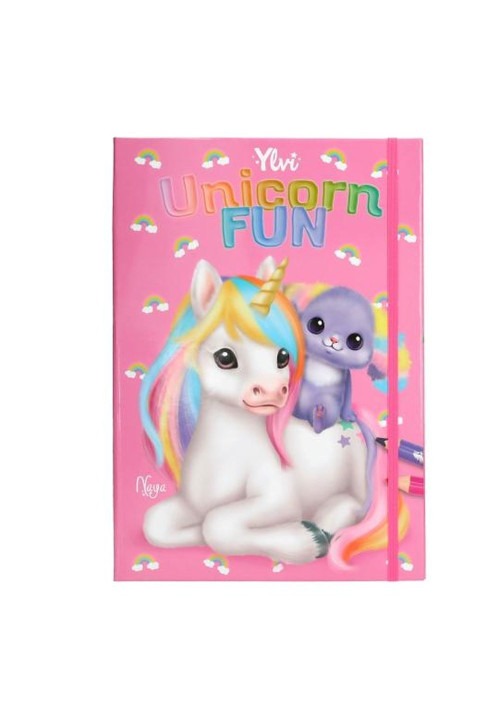 Ylvi Unicorn libro de colorear Fun BY DEPESCHE