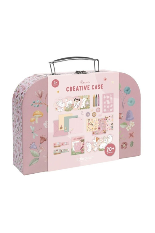 Maleta de creatividad  Rosa Fairy LITTLE DUTCH