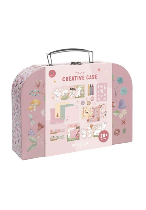 Maleta de creatividad  Rosa Fairy LITTLE DUTCH