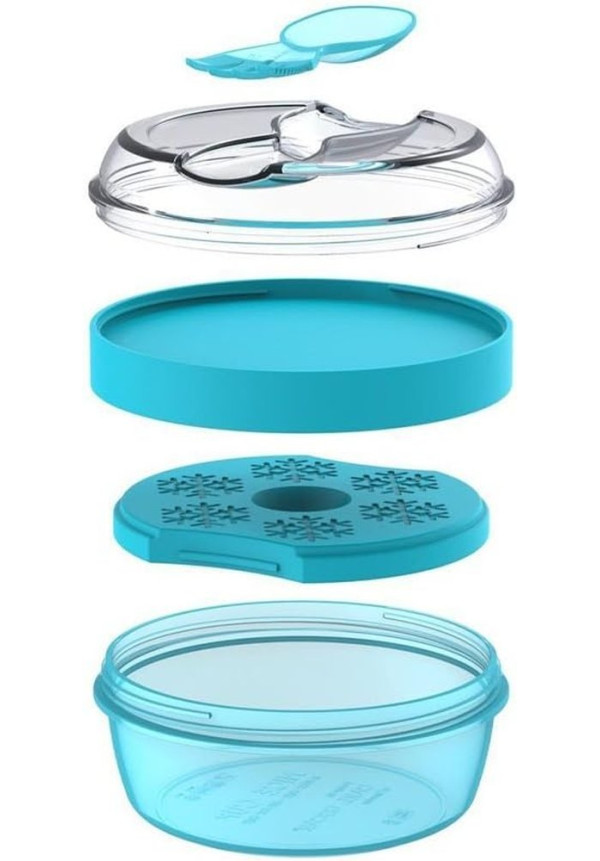 Caja Almuerzo con Tapa Refrigerante varios colores CARL OSCAR
