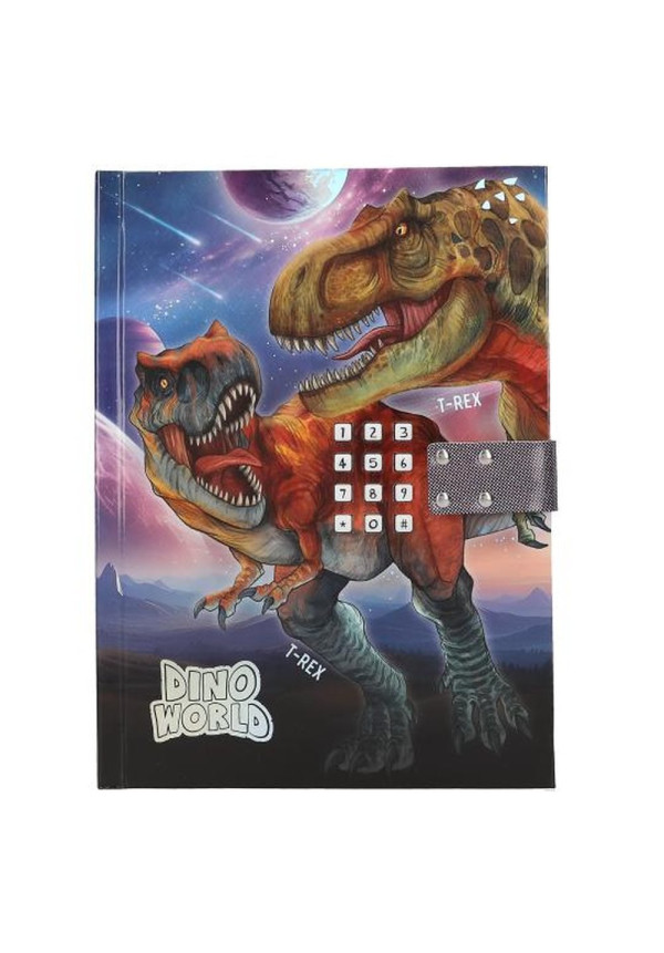 Diario con código y sonido Dino World BY DEPESCHE