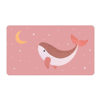 Toalla Playa Microfibra Whale Pink MONNEKA