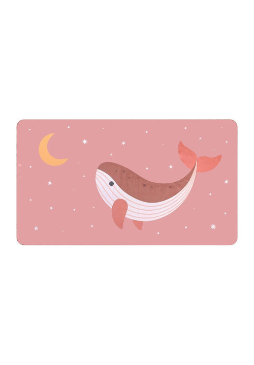 Toalla Playa Microfibra Whale Pink MONNEKA