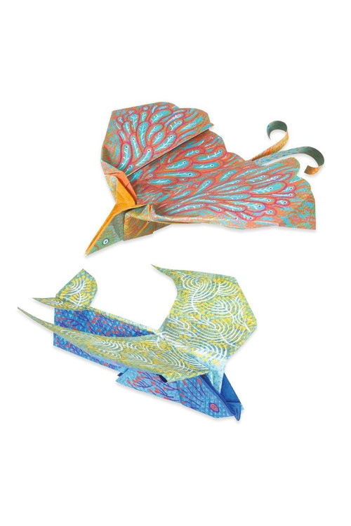 Papiroflexia Origami Pájaros DJECO