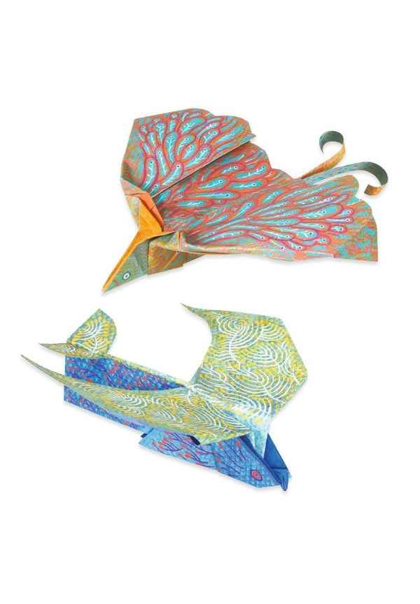 Papiroflexia Origami Pájaros DJECO