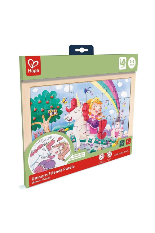 Puzle Amigos del Unicornio HAPE