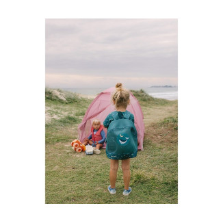 Mochila Infantil Antiarena Whale Teal MONNEKA