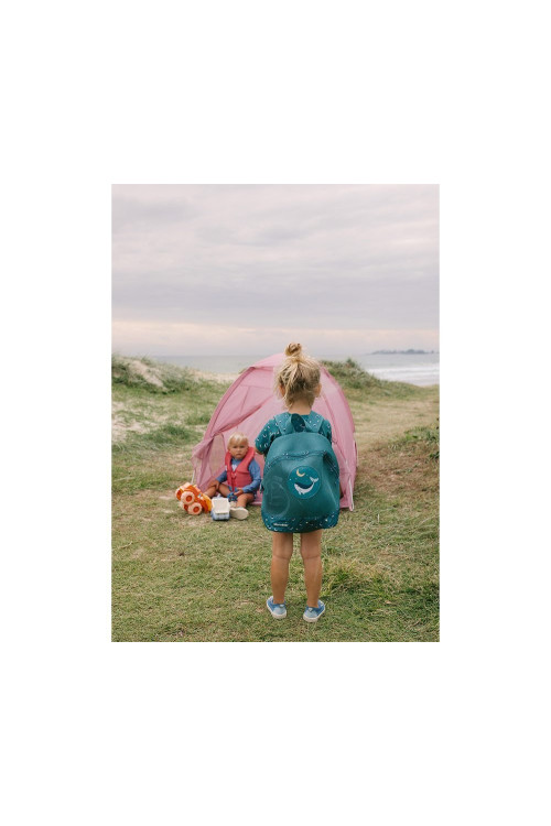 Mochila Infantil Antiarena Whale Teal MONNEKA