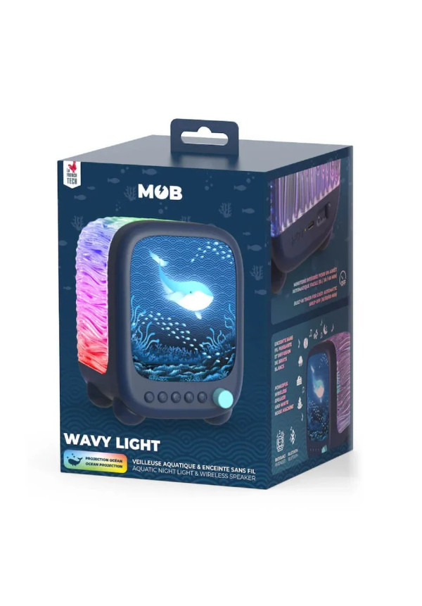 Lámpara Altavoz Proyector WAVY - Azul MOB 