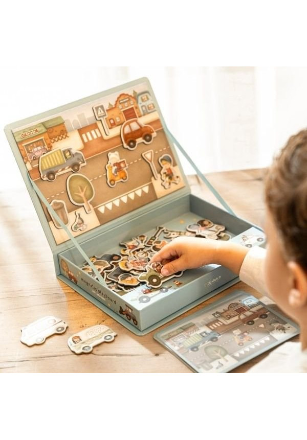 Juego Magnetico Vehiculos LITTLE DUTCH