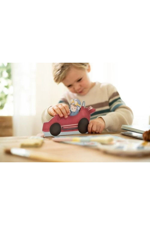 Libro recorta y pinta vehículos LITTLE DUTCH 