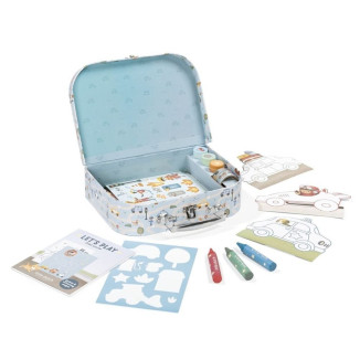 Maleta de creatividad Jim vehículos LITTLE DUTCH