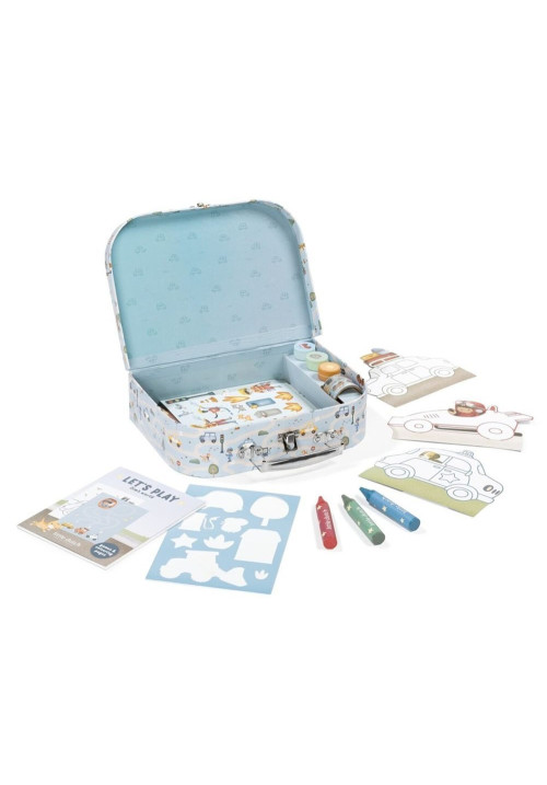 Maleta de creatividad Jim vehículos LITTLE DUTCH