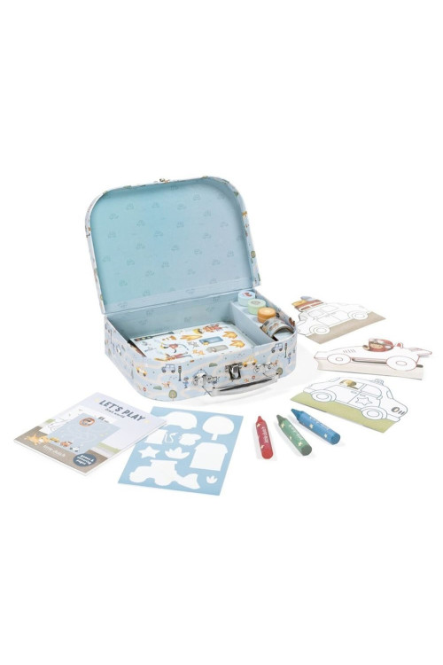 Maleta de creatividad Jim vehículos LITTLE DUTCH