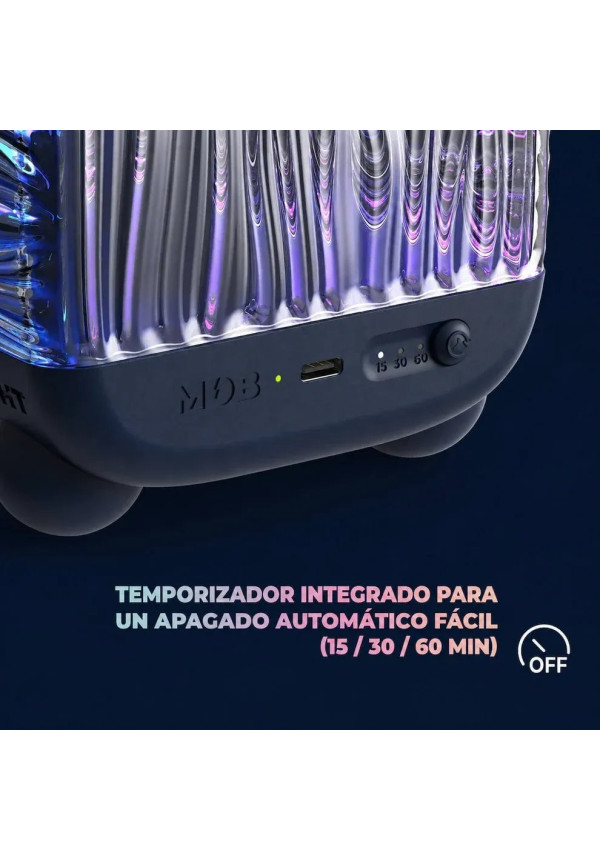 Lámpara Altavoz Proyector WAVY - Azul MOB 