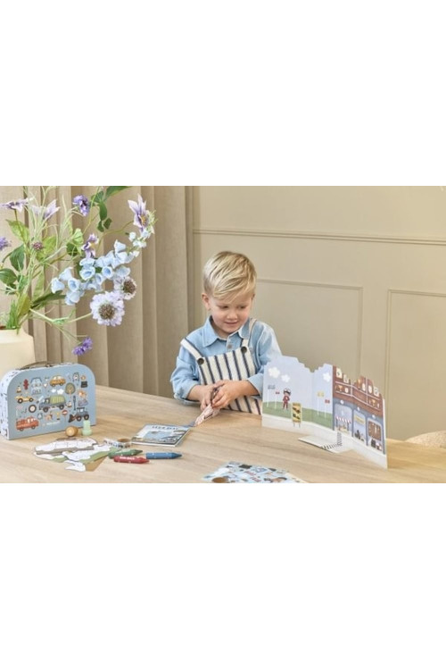 Maleta de creatividad Jim vehículos LITTLE DUTCH