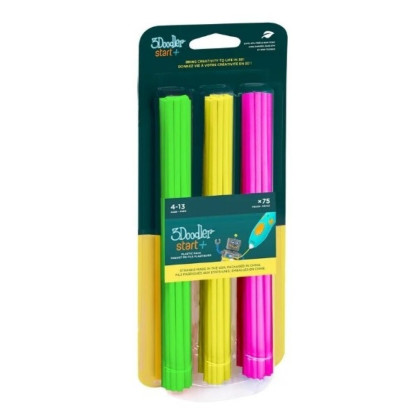 3Doodler Start+ Recambios 75 filamentos fluorescentes