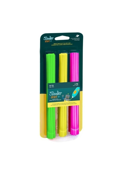 3Doodler Start+ Recambios 75 filamentos fluorescentes