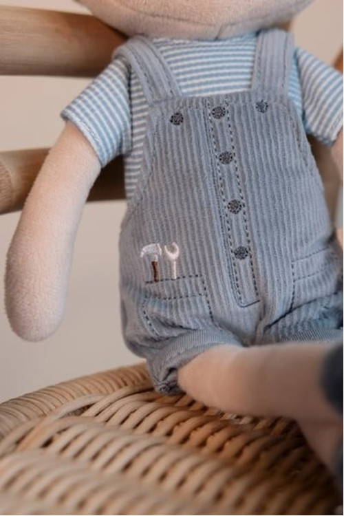 Muñeco de tela blandito 35 cm Jim LITTLE DUTCH