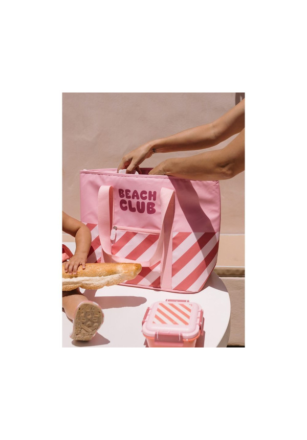 Bolso Tote Nevera Stripes Bloom & Blush MONNEKA