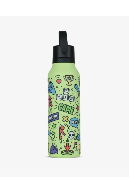 Botella Mii 600 Pedro Baigorria - Retro Gamer Sharp Green RUNBOTT