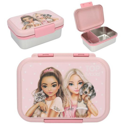 Fiambrera de acero inoxidable rosa BY DEPESCHE