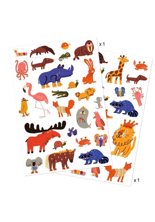 Tatuajes Animales divertidos DJECO