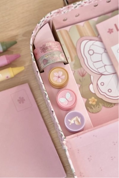 Maleta de creatividad  Rosa Fairy LITTLE DUTCH