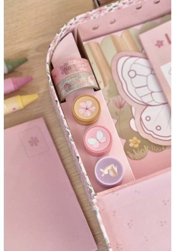 Maleta de creatividad  Rosa Fairy LITTLE DUTCH