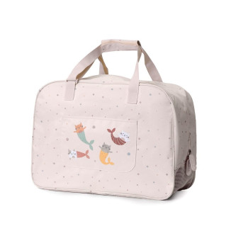 Bolso de Playa con Rejilla Mermaid Cats MONNEKA
