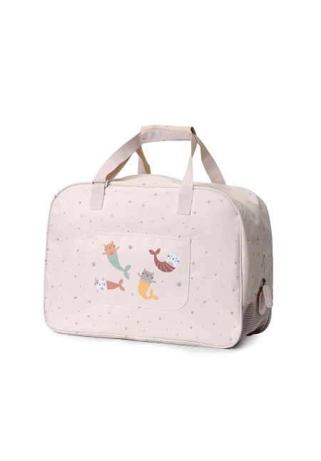 Bolso de Playa con Rejilla Mermaid Cats MONNEKA