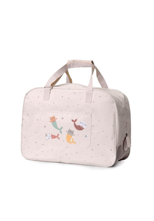 Bolso de Playa con Rejilla Mermaid Cats MONNEKA
