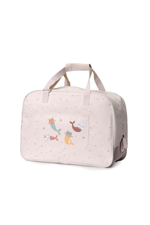 Bolso de Playa con Rejilla Mermaid Cats MONNEKA