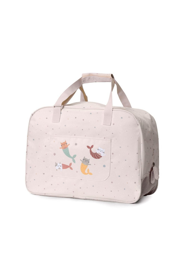 Bolso de Playa con Rejilla Mermaid Cats MONNEKA