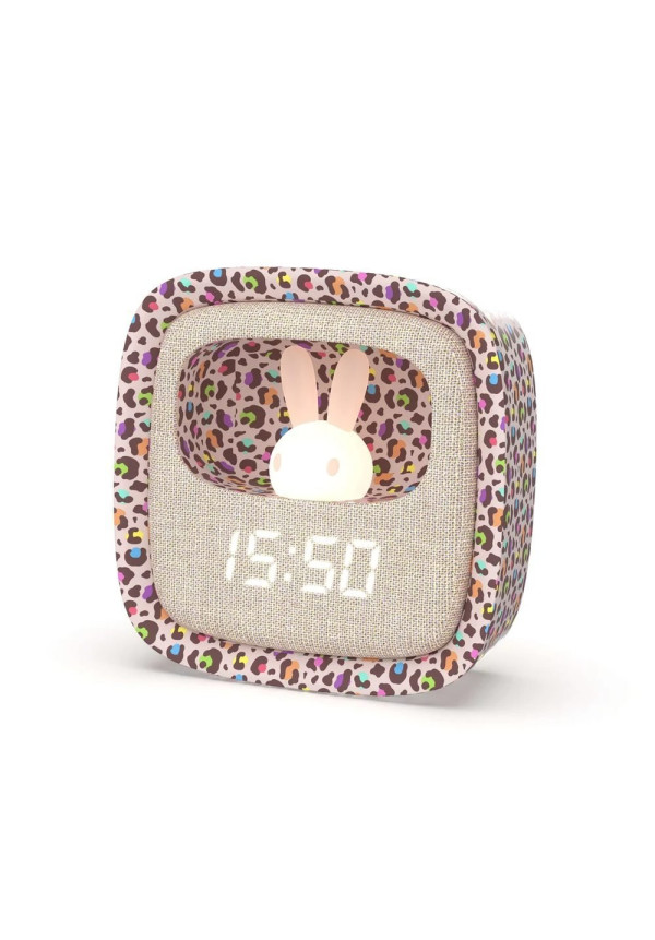 Despertador y Luz Nocturna BILLY CLOCK - Leopardo MOB 