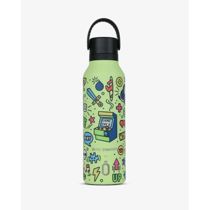 Botella Mii 600 Pedro Baigorria - Retro Gamer Sharp Green RUNBOTT Botella Mii 600 Pedro Baigorria - Retro Gamer Sharp Green RUNBOTT