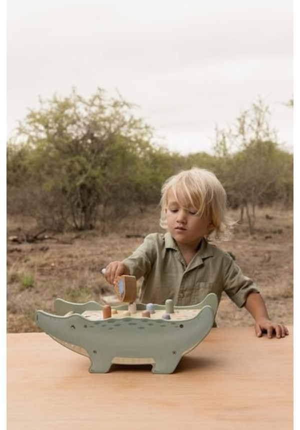 Banco de golpeo cocodrilo Safari Friends LITTLE DUTCH